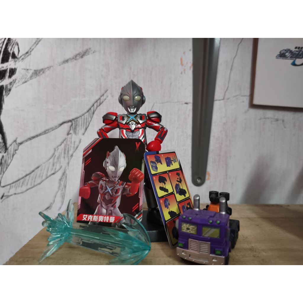 Blokees Ultraman X rakit + optimus vehicle