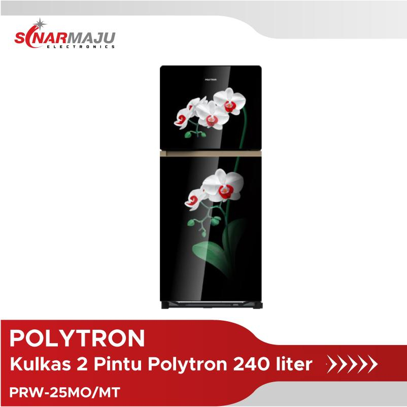 Polytron Kulkas 2 Pintu 240 liter PRW-25MOW PRW-25MOB PRW-25MTR