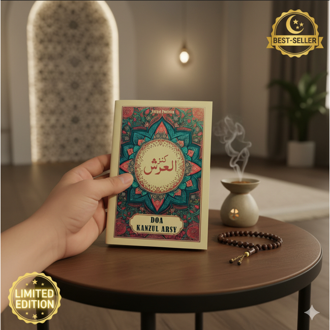 Buku Saku Doa Kanzul Arsy - Koleksi Ulama Salaf - Arab Latin Terjemah - Untuk Zikir Harian & Ketente