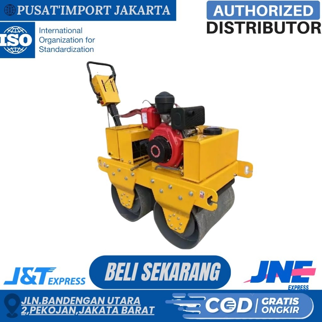 Mesin Pemadat Aspal-Baby Roller Double Drum