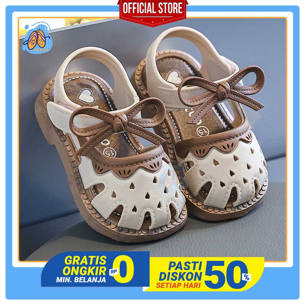 Sepatu Sandal Anak Bayi Remaja Perempuan Impor Anti Slip Lucu Ukuran Kecil dan Besar Tersedia