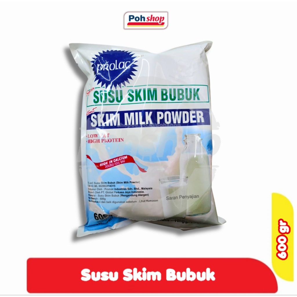 Prolac Susu Skim Bubuk 600gr
