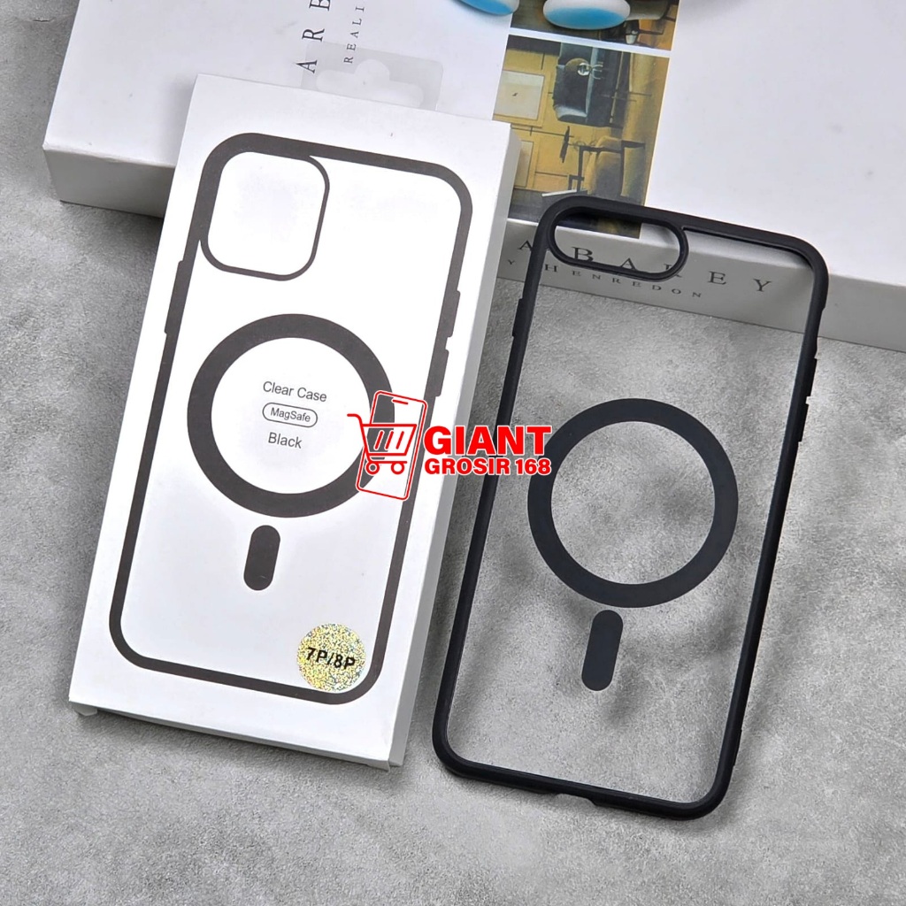 terbaru luxury for magsafe magnetic transparent case for iphone 7 iphone 8 iphone 7 plus iphone 8