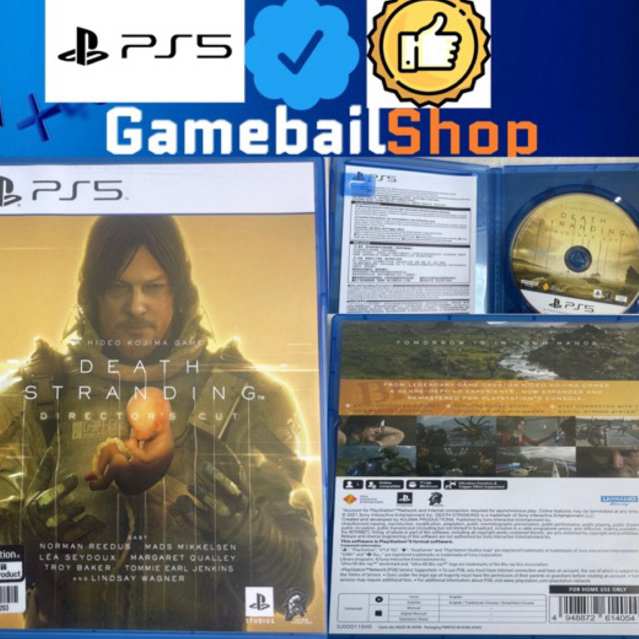 Death Stranding Directors Cut PS5 Game ( Reg 3 Asia / English ) Kaset BD PS4