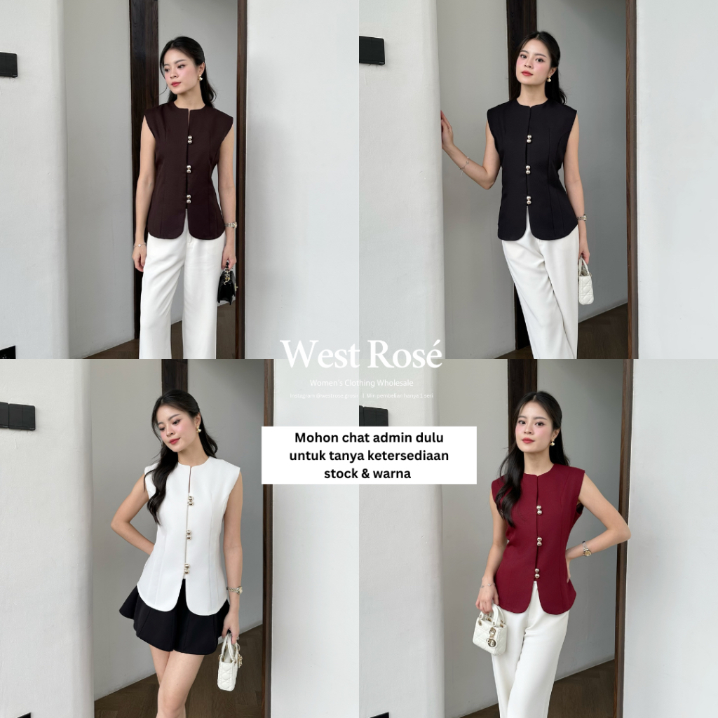 [ GROSIR ] We-049 | Top Wanita | Atasan Wanita | Baju Grosir Wanita