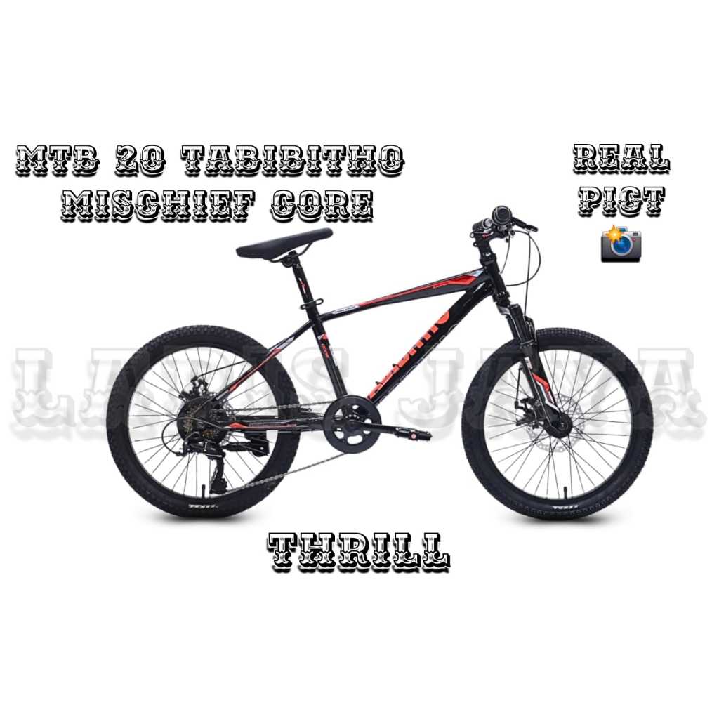 Sepeda gunung mtb 20 inch THRILL tabibitho mischief core 20 MTB Tabibitho Mischief Core