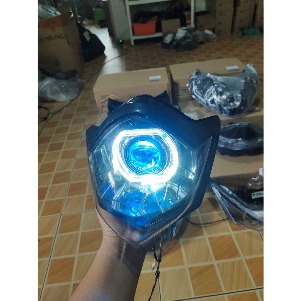 Reflektor Lampu Depan LED VIXION OLD 2010-2012 BILED LED full set