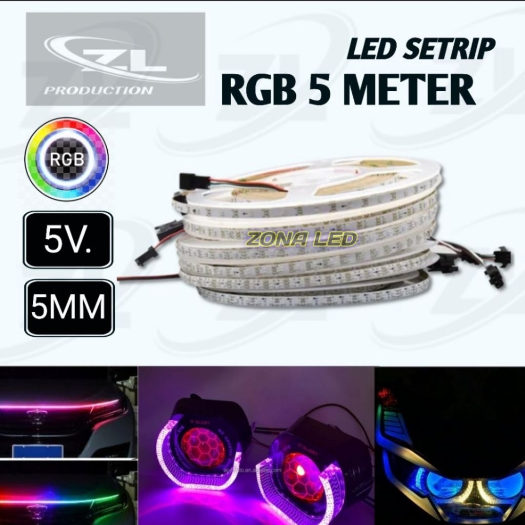 smart led rgb ws2812b 5v 160 dan 200 led permeter 28.8 watt dan 36 watt permeter ws2812b