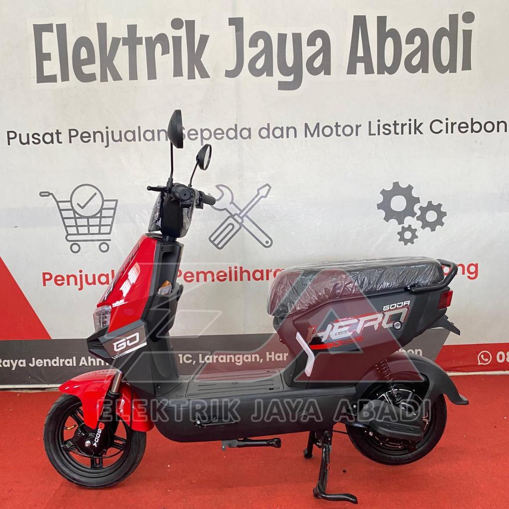 Promo Terbaru Sepeda Listrik GODA HERO Anti Air Bagasi Luas