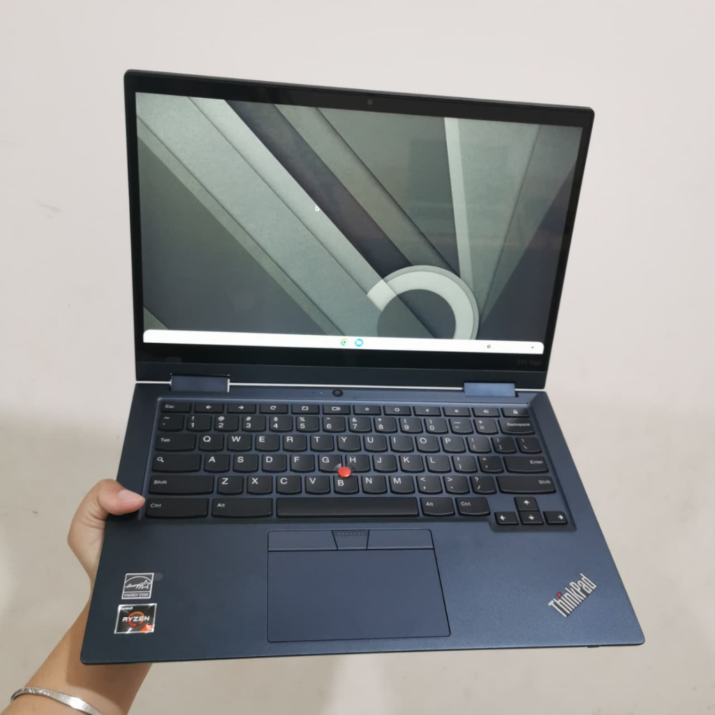 Lenovo Thinkpad C13 Yoga Touch Chromebook Ryzen 5 3500C RAM 8GB SSD 256GB Bergaransi