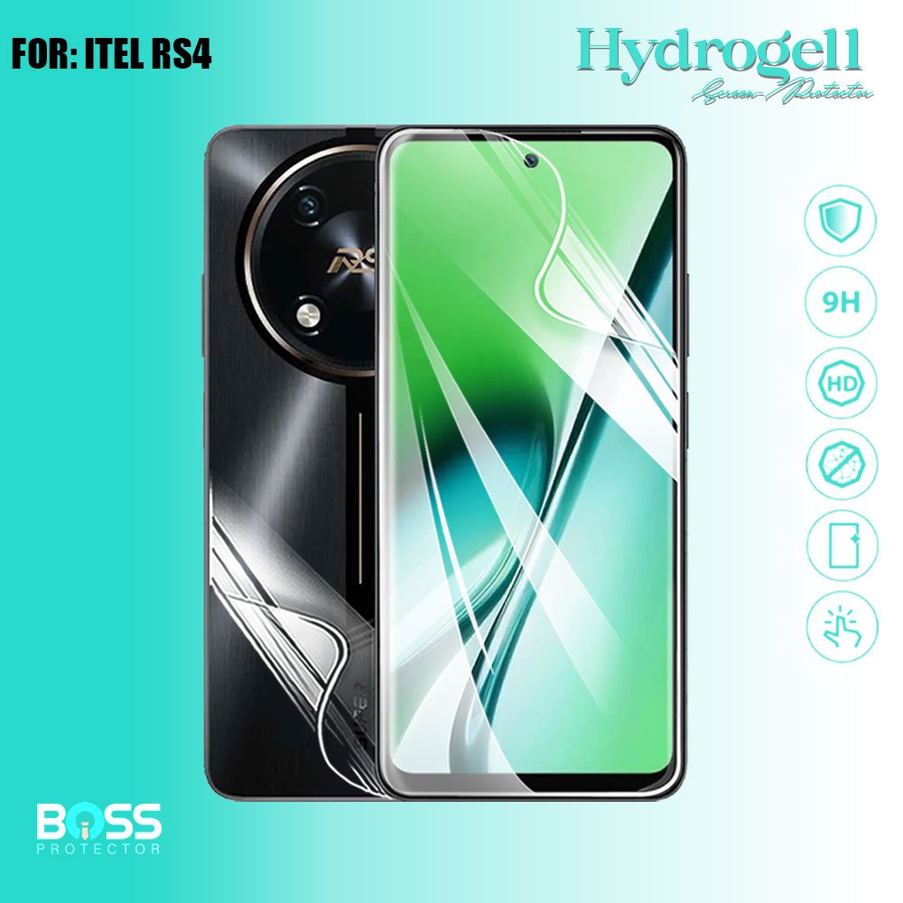 Anti Gores Hydrogel For Itel RS4 Pelindung Layar Clear | Spy | Anti Blue | Anti Glare Not Tempered G