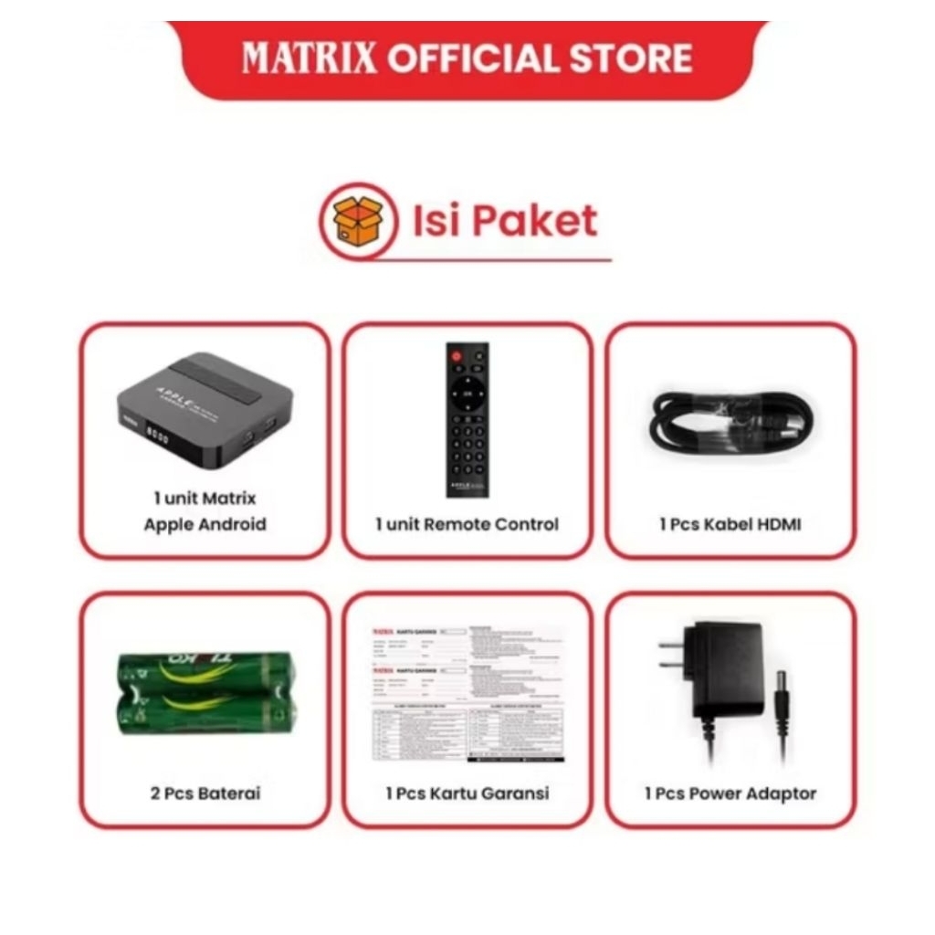 STB Android TV Box Matrix Apple