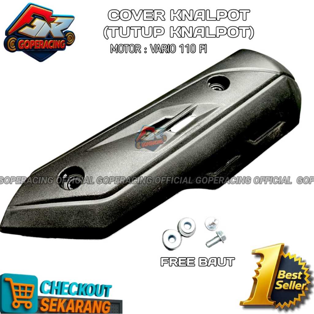 COVER KNALPOT VARIO 110 FI  TUTUP KNALPOT VARIO 110 FI