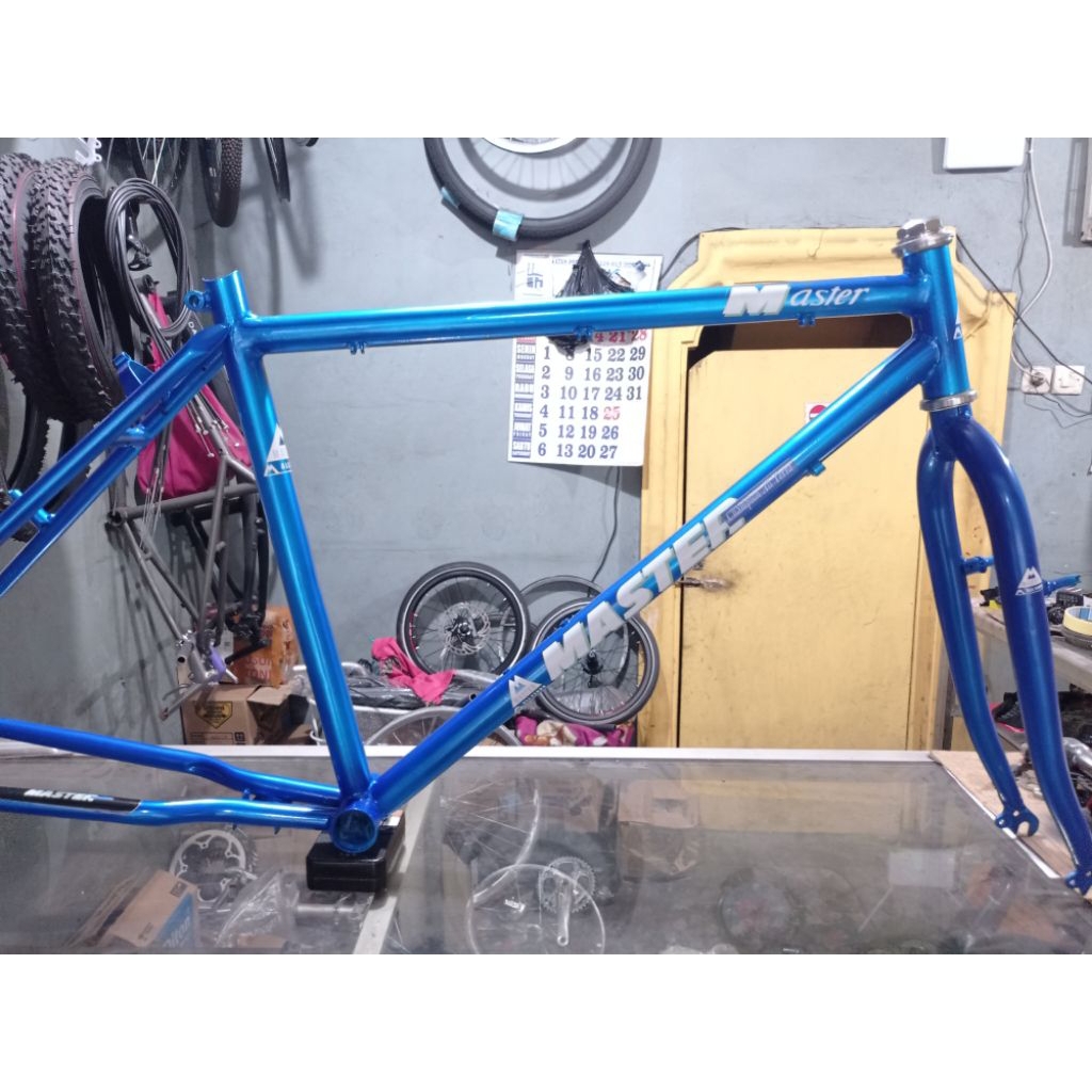 Frame set sepeda mtb commuter repaint ban 26