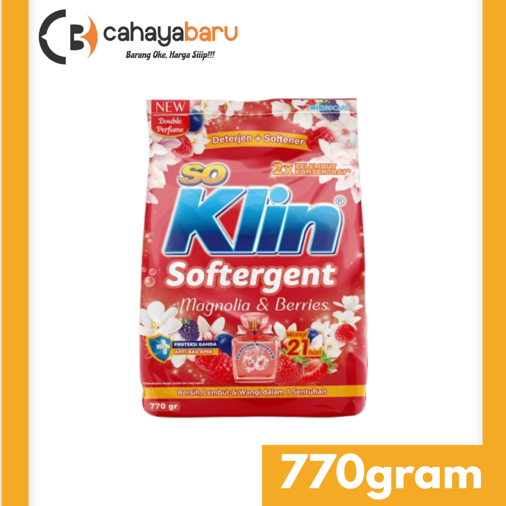 So Klin Detergen Bubuk 770 Gram