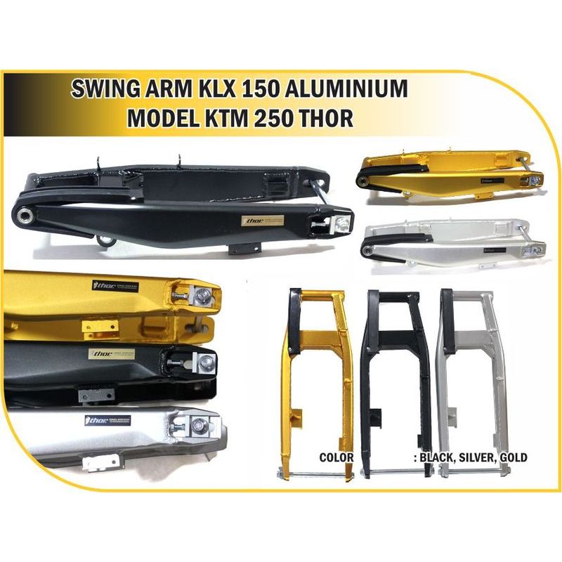 Swing Arm KLX 150 Model KTM 60CM Alumunium Trail THOR Indonesia