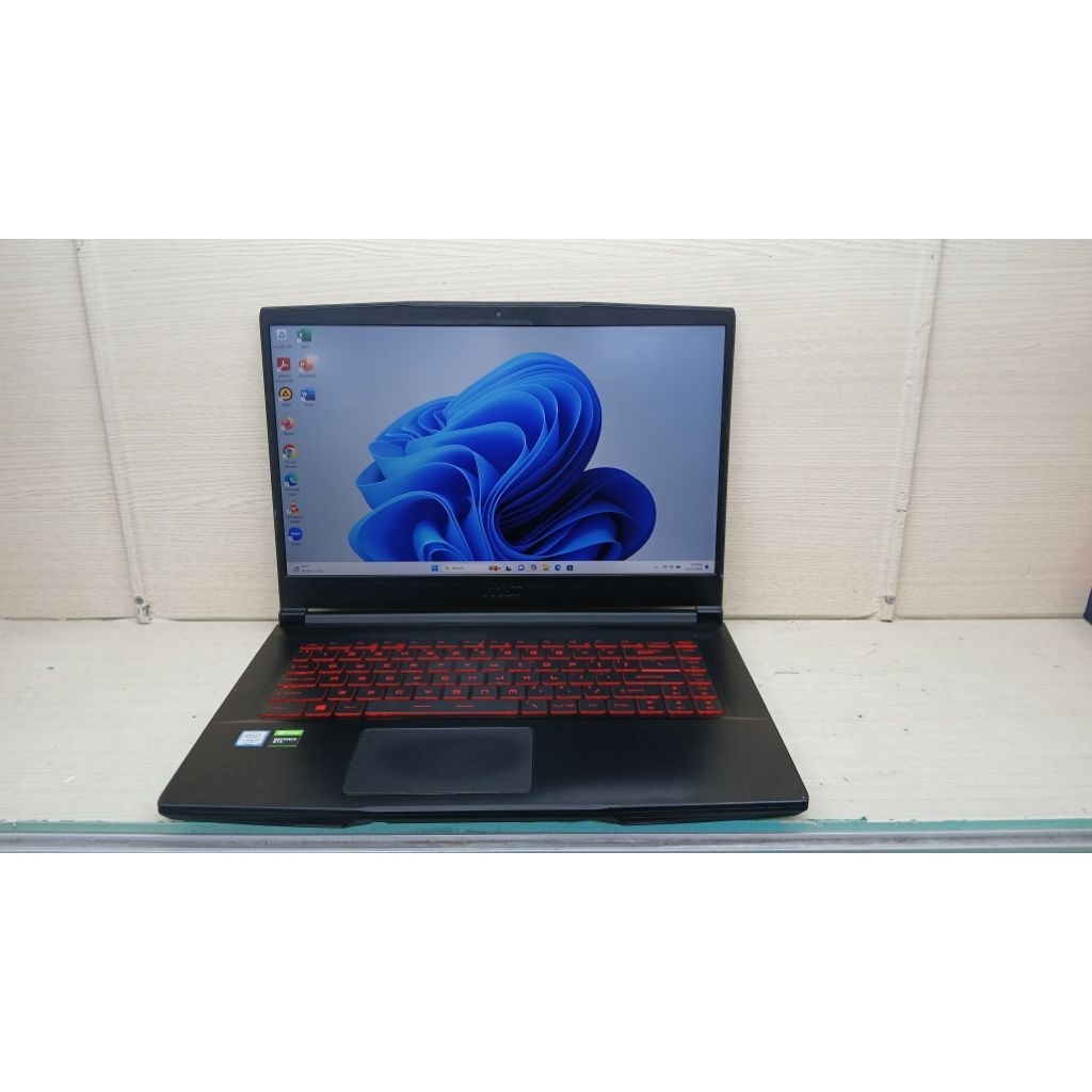 [AKHIR TAHUN] MSI GF63 INTEL CORE i7-9750H GTX 1050 Ti RAM 8 SSD 256