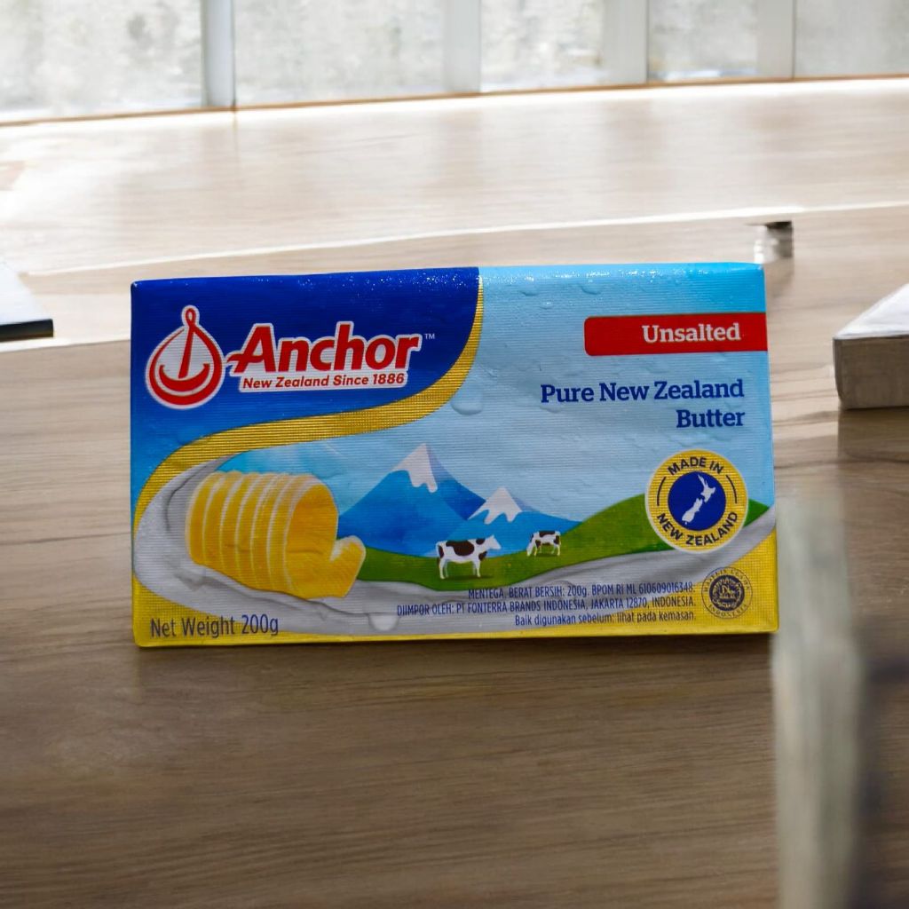 Unsalted Butter Anchor 200gr Pure Butter