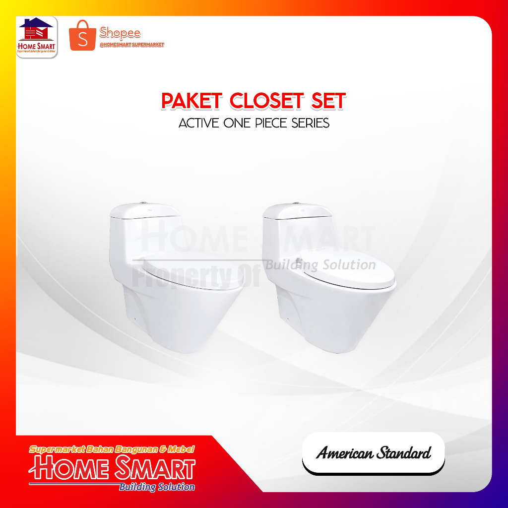 Kloset American Standard Active One Piece Toilet / Closet Duduk