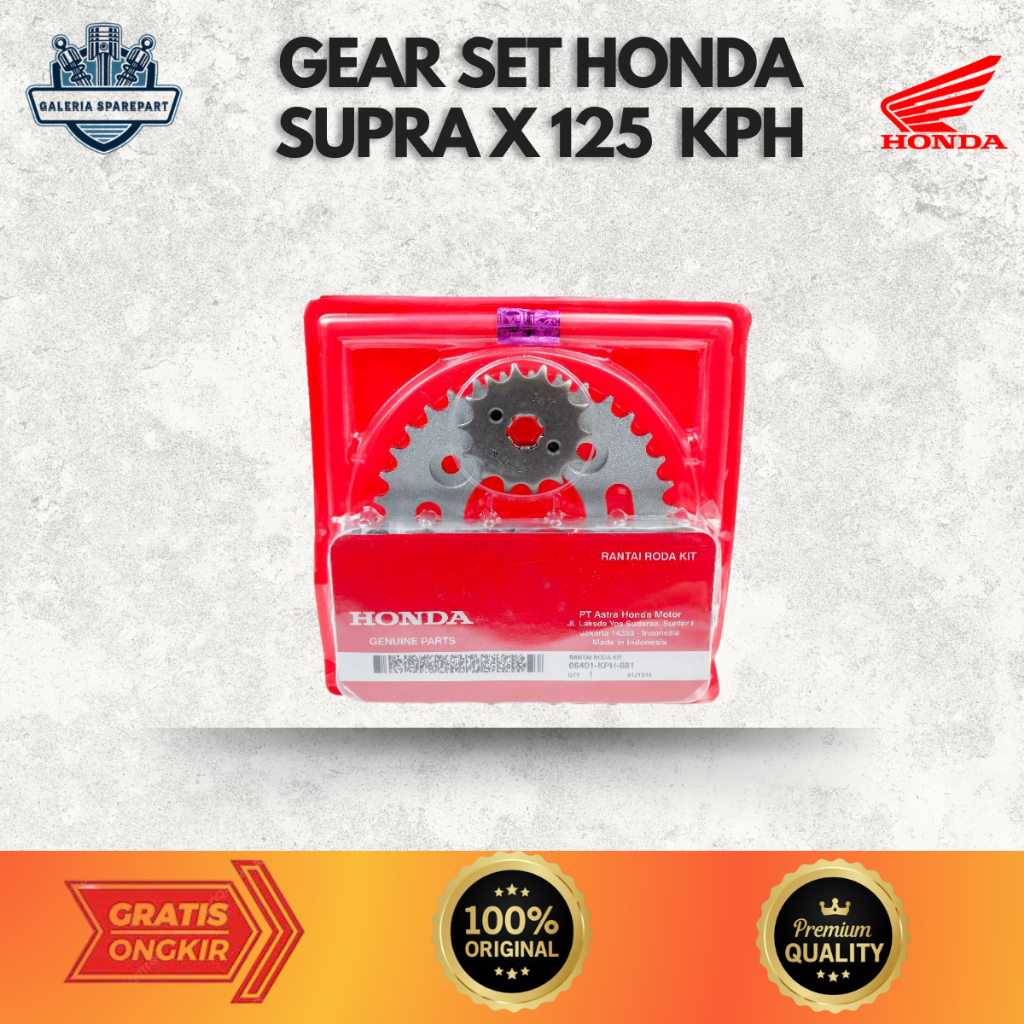 gear set supra x 125 - gir set supra x125 KPH
