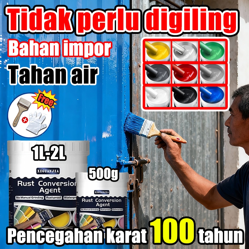 cat anti karat besi tidak perlu membuat halus sekali menghilangkan 500ml/1000ml Quick Drying Rust Co