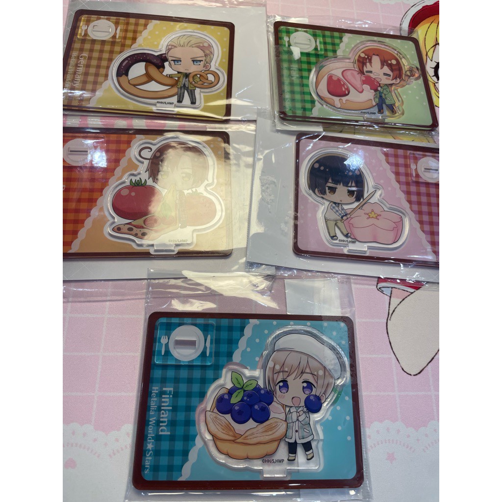 Hetalia World Stars Germany Italy Romano Japan Finland Yummy Series Acrylic Stand