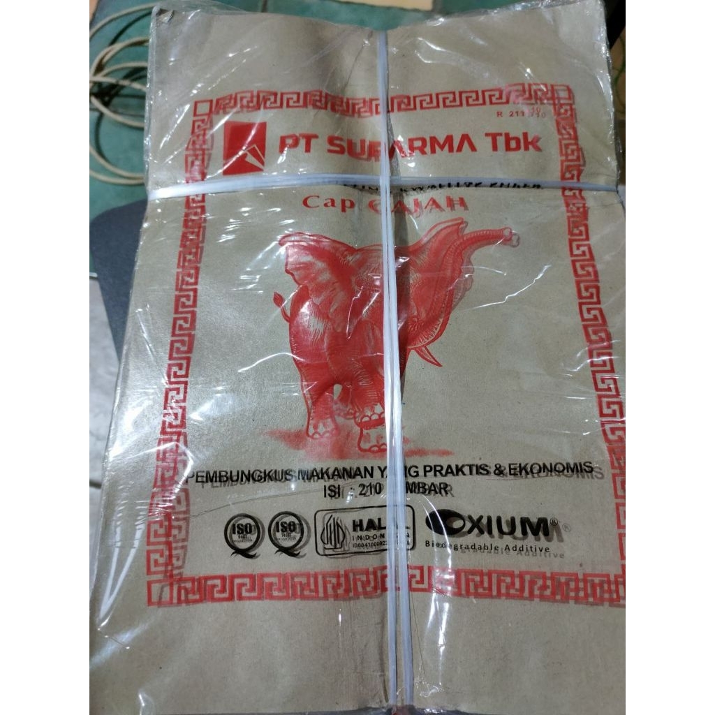 Kertas Bungkus Cap Gajah Kertas Bungkus Nasi Coklat