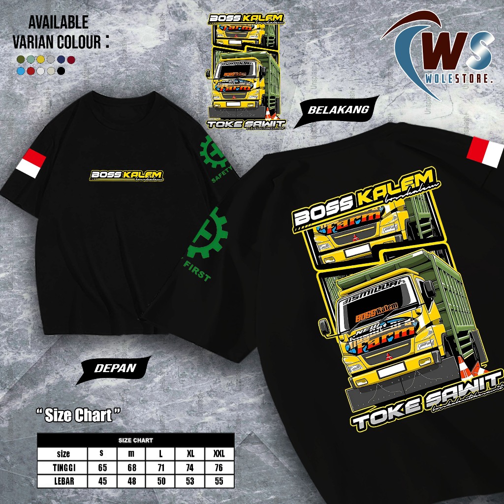 WOLESTORE - KAOS BOSS KALEM - KAOS BOSS KALEM FASHION PRIA DAN WANITA - PILIHAN TERBARU DAN TERLARIS