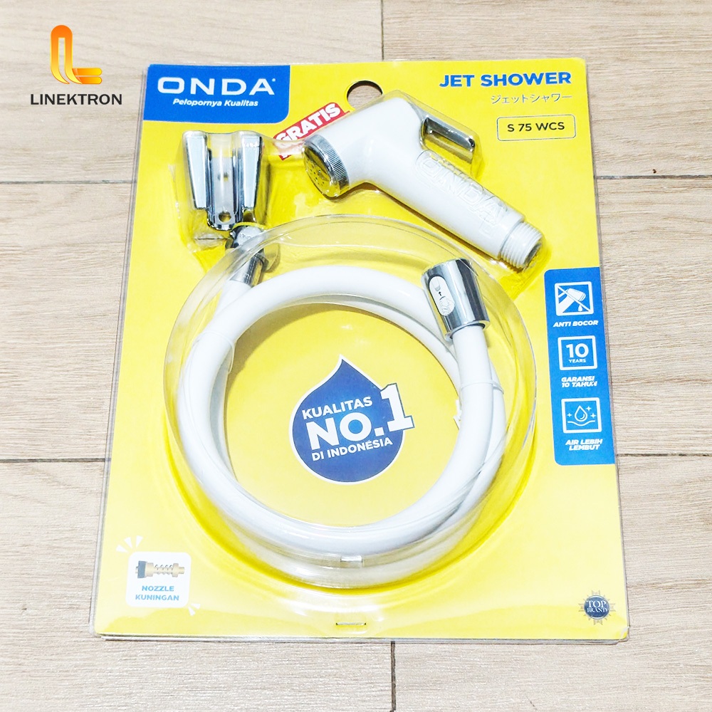 JET SHOWER BIDET ONDA S 75 WCS / SHOWER BIDET ONDA S-75 WCS / JET SHOWER BIDET SET / SELANG CEBOK ON