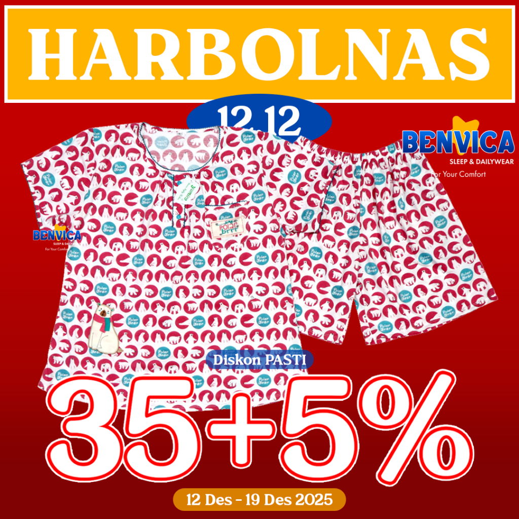 BAJU TIDUR KAOS CELANA PENDEK XL PREMIUM YUMICO