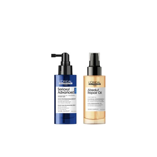 [2IN1] SERIOXYL DENSER SERUM + ABSOLUT REPAIR OIL SERUM RAMBUT PENUMBUH RAMBUT DAN VITAMIN RAMBUT LO