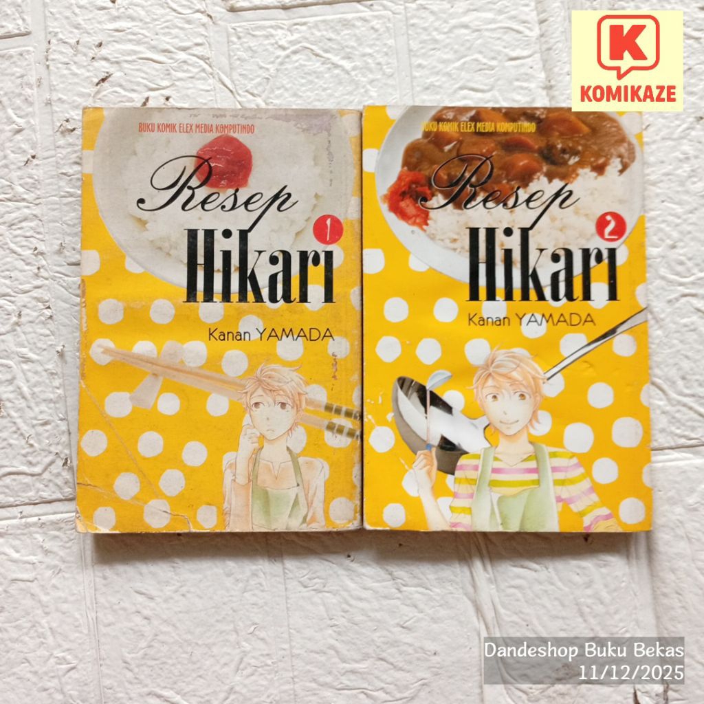 Resep Hikari oleh Kanan Yamada (SET 1-2) - Komik Bekas Original