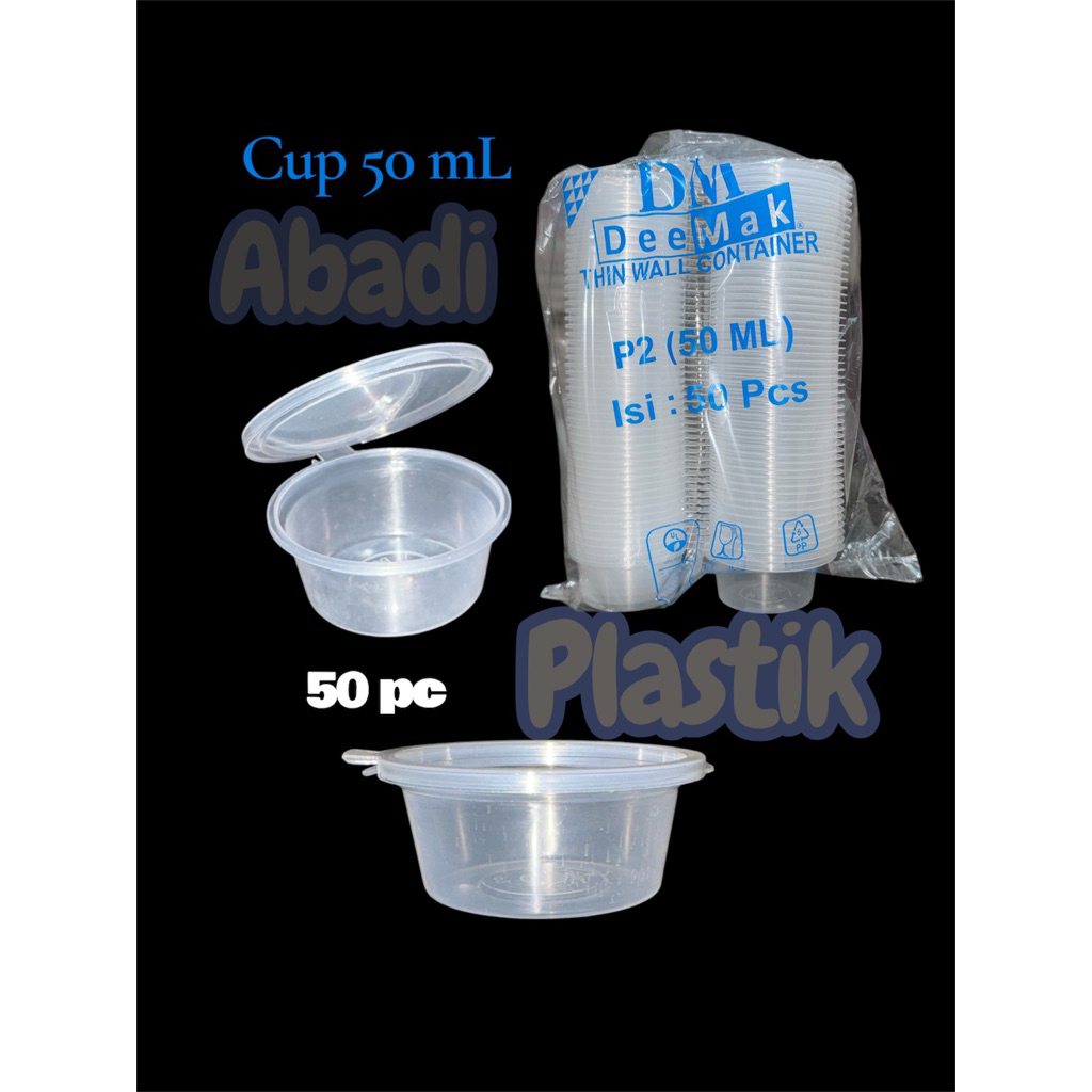CUP SAMBEL 50 ML/DM 50 ML/CUP PUDING 50 ML