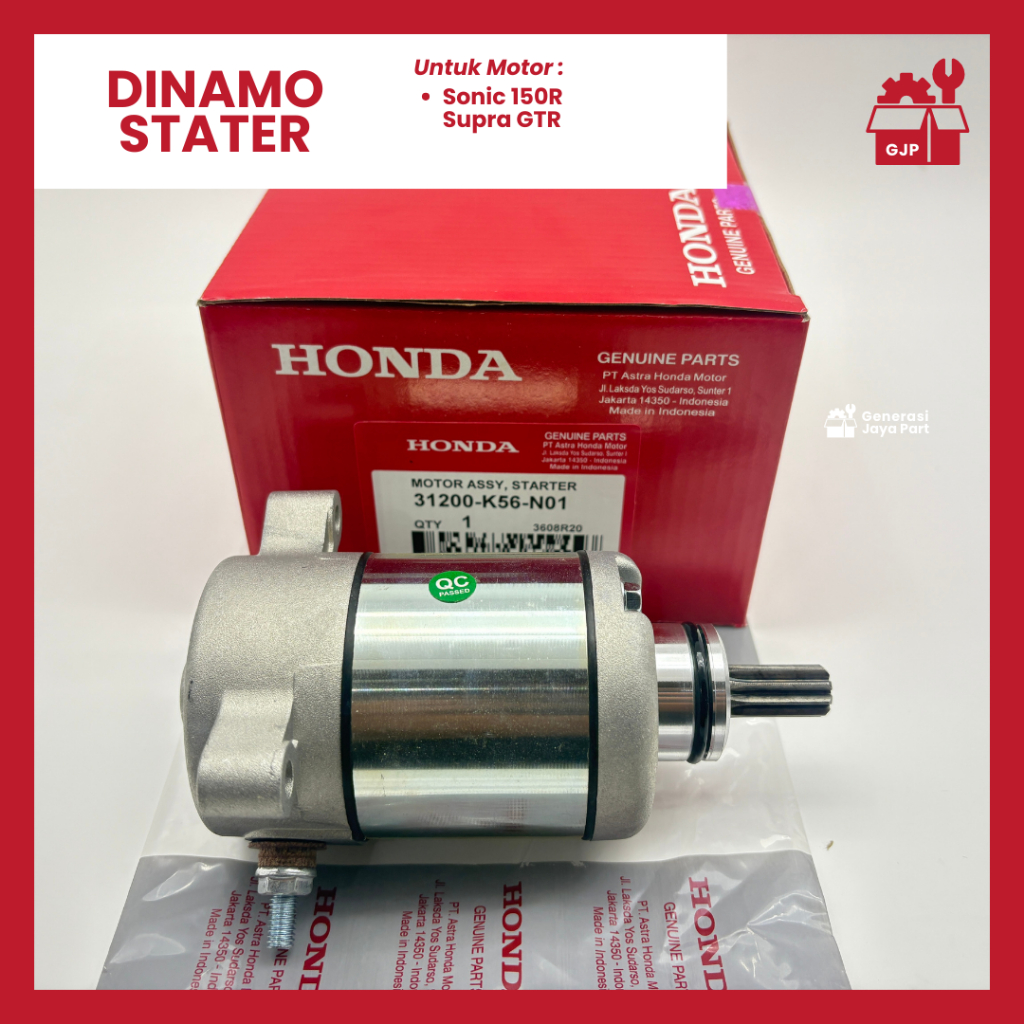 Dinamo Starter Honda Sonic 150R Supra GTR  | DINAMO STATER  | HONDA  | 31200-K56-N01 | Asli Ori | Sp