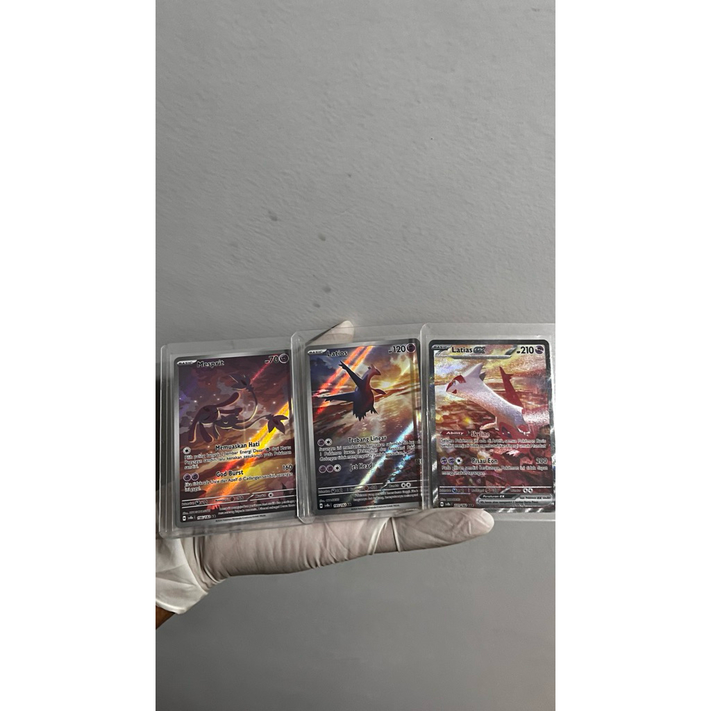latias SAR latios mesprit AR kilat rasi pokemon tcg indonesia