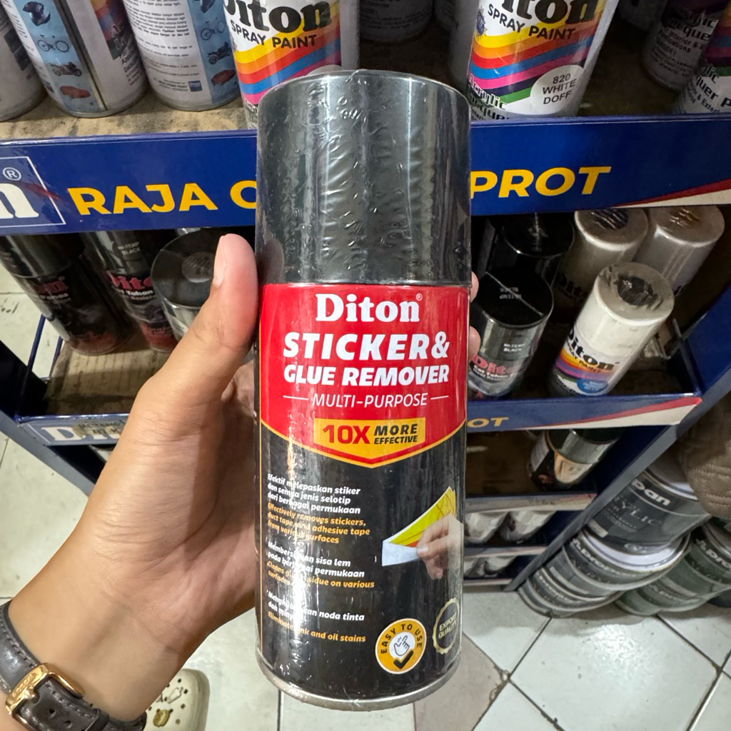 DITON STICKER & GLUE REMOVER – PENGHILANG LEM & BEKAS STIKER SUPER AMPUH