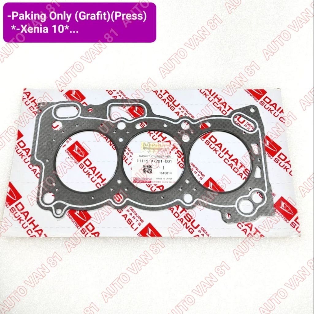 PACKING CYLINDER HEAD GASKET ONLY XENIA 1.0CC XENIA 1000CC (GRAFIT)