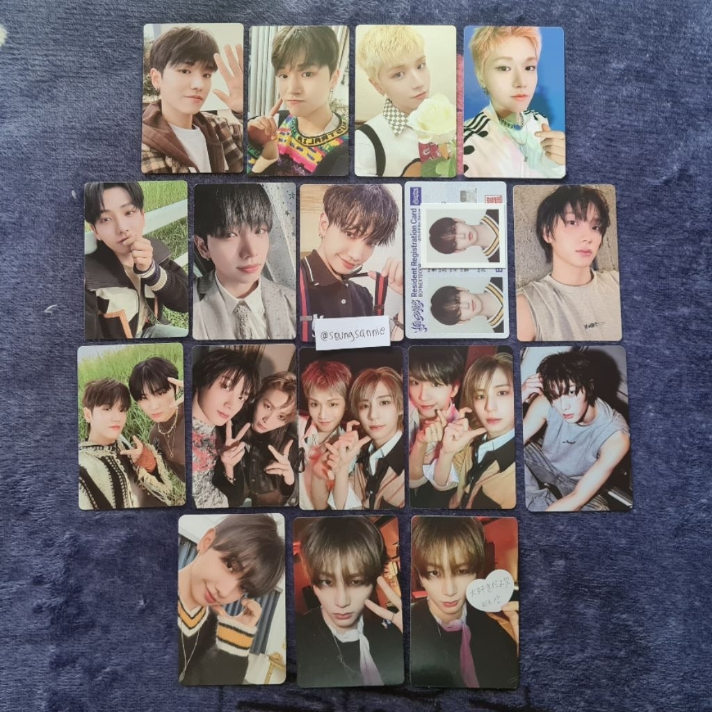 Boynextdoor Photocard PC Taesan Sungho Jaehyun Sungho Riwoo Leehan (Album Crunch Who, Moody Why, And