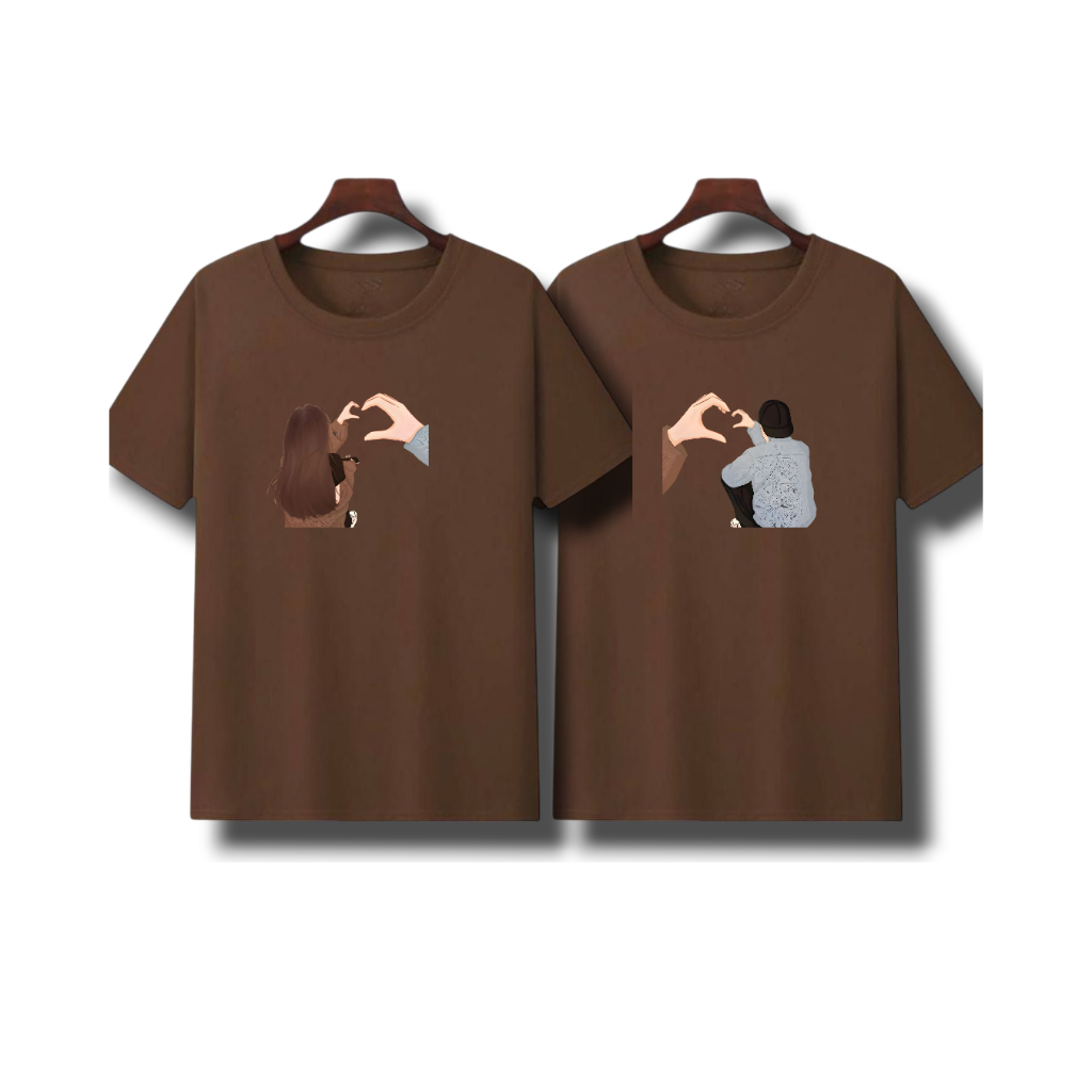 kaos couple bucin pria wanita baju couple pasangan / Kaos model Terbaru terlaris couple pasangan