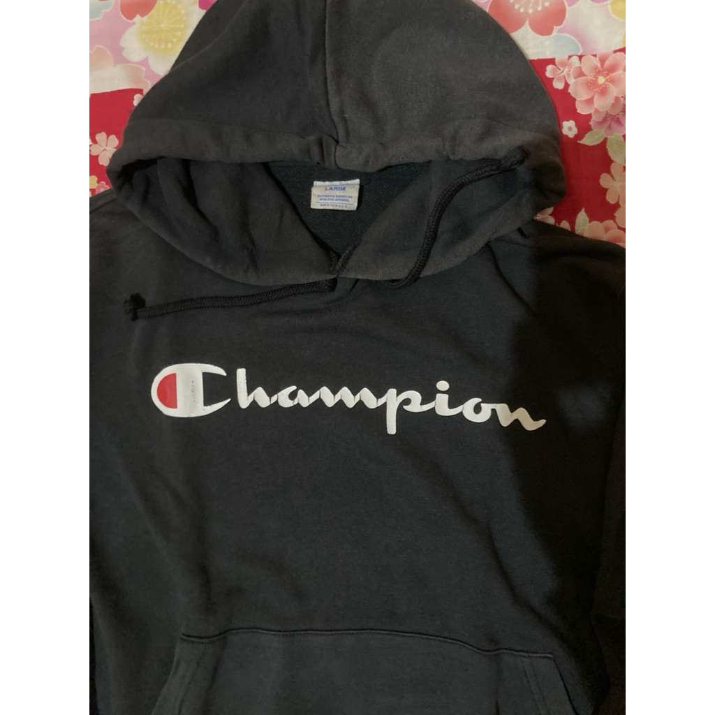 HOODIE CHAMPION SECOND ORIGINAL SIZE L SEDANG