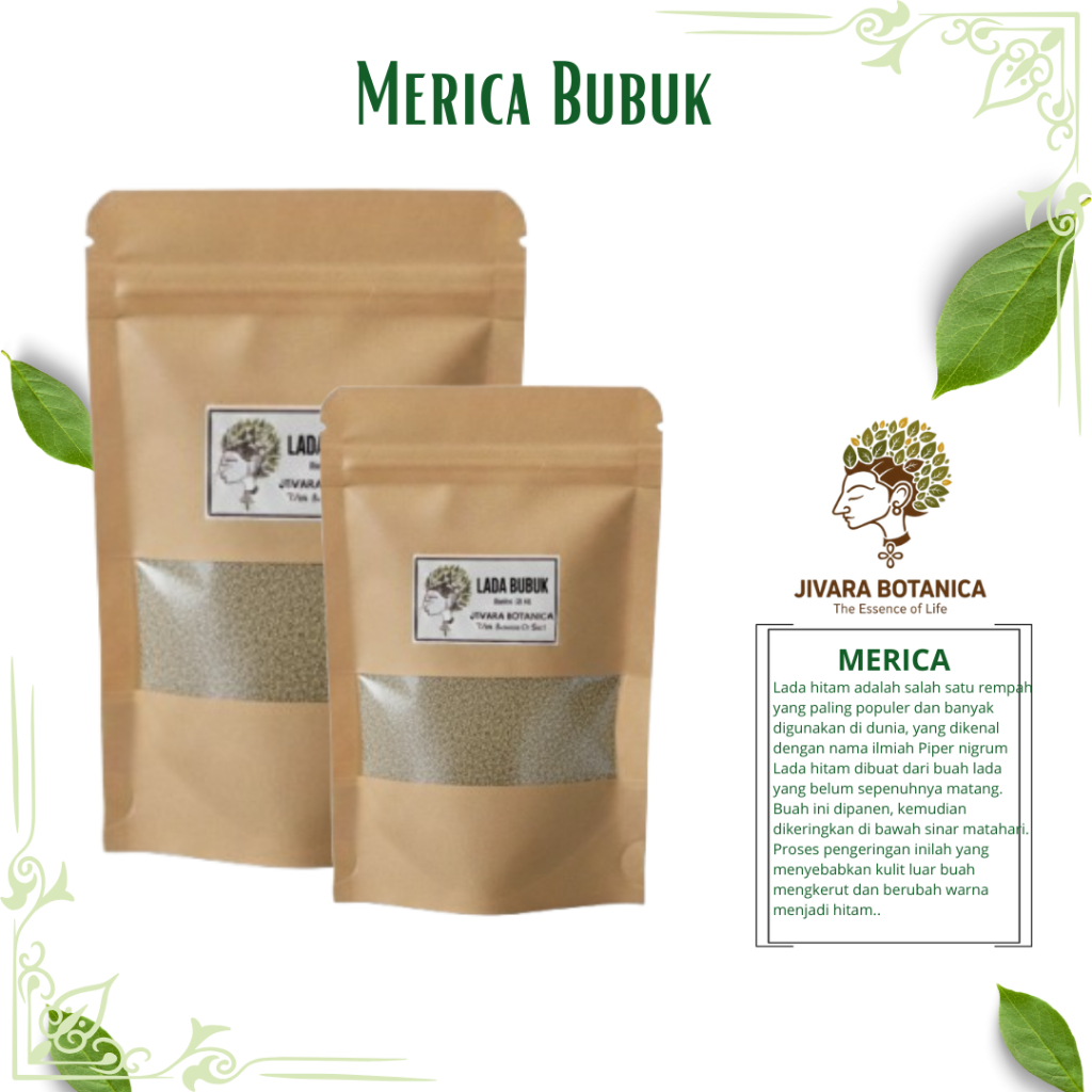 Merica Bubuk 25 gram - Jivara Botanica