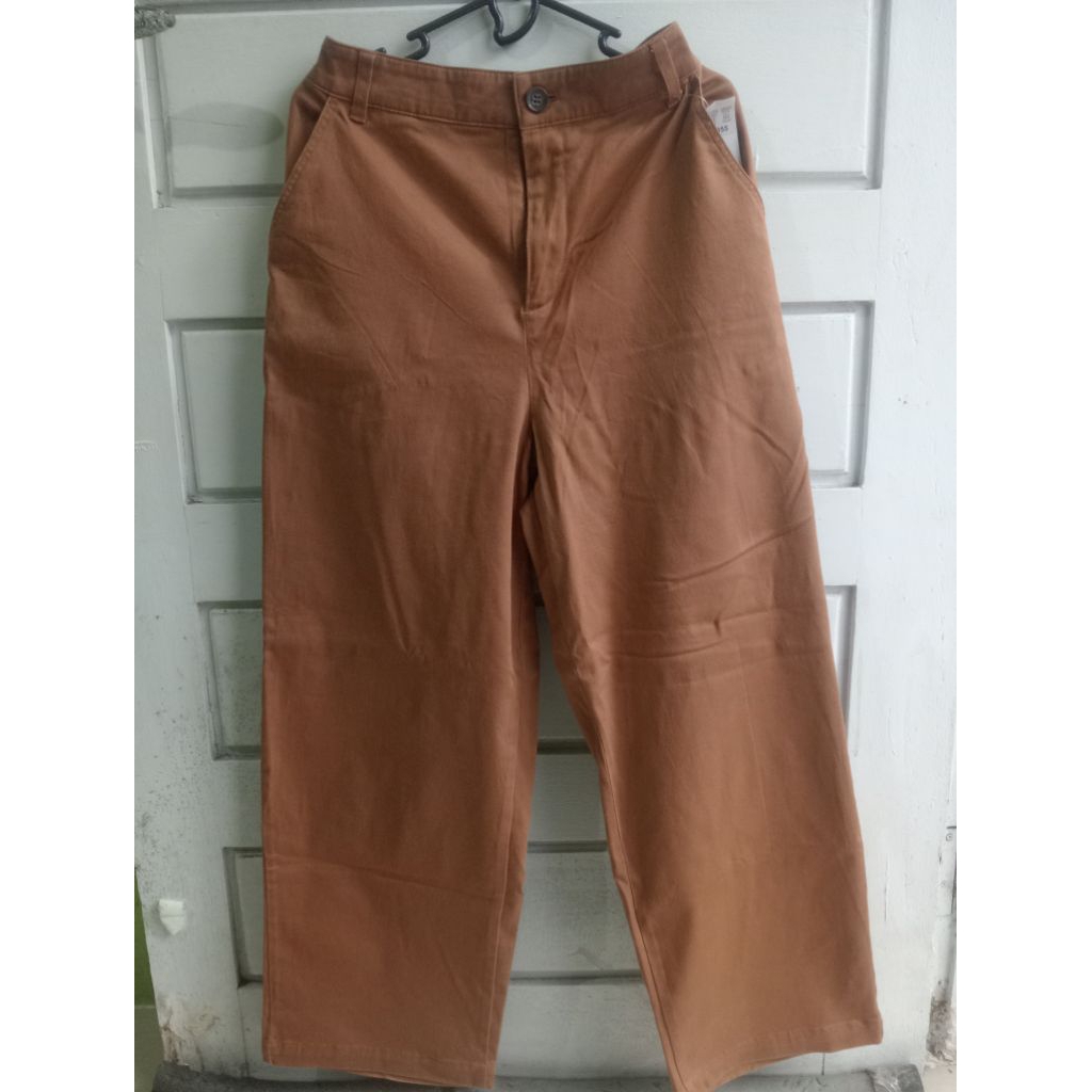 celana kulot wanita katun chinos