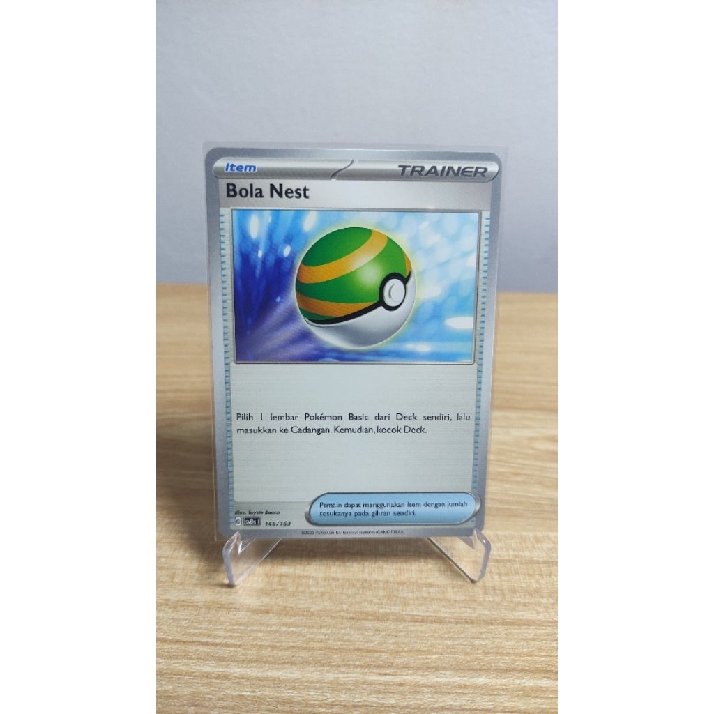 Bola Nest Kartu Trainer Item Nest Ball Pokemon Indonesia TCG