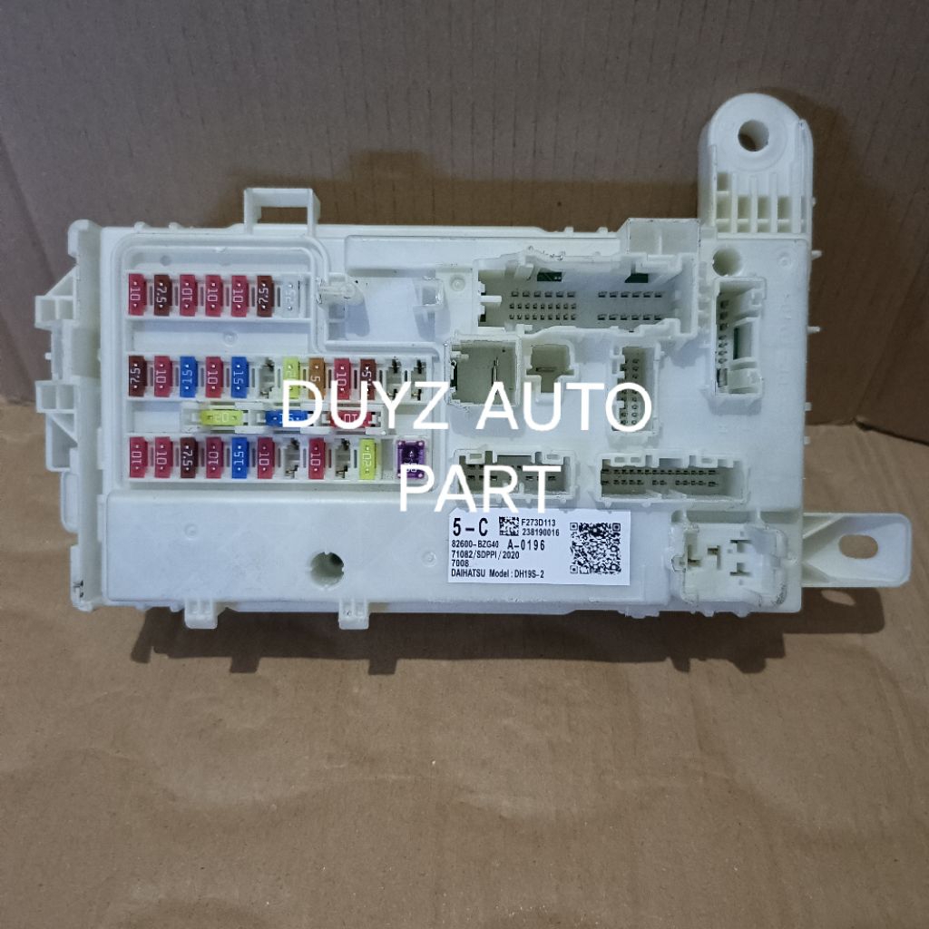 fuse box sikring Avanza Xenia 1300cc 2021 up 82600-BZG40