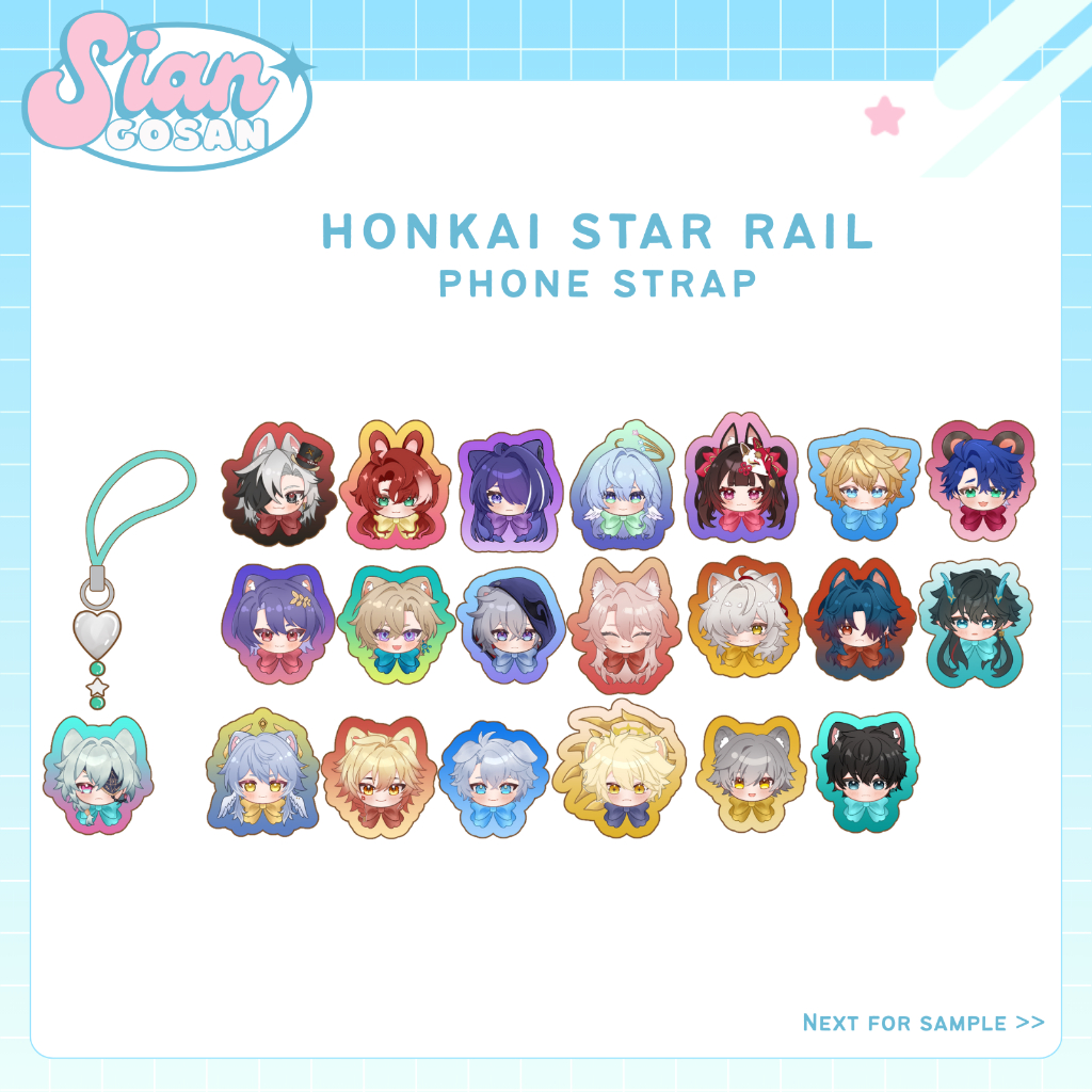 READY HSR Phone Strap Honkai Star Rail