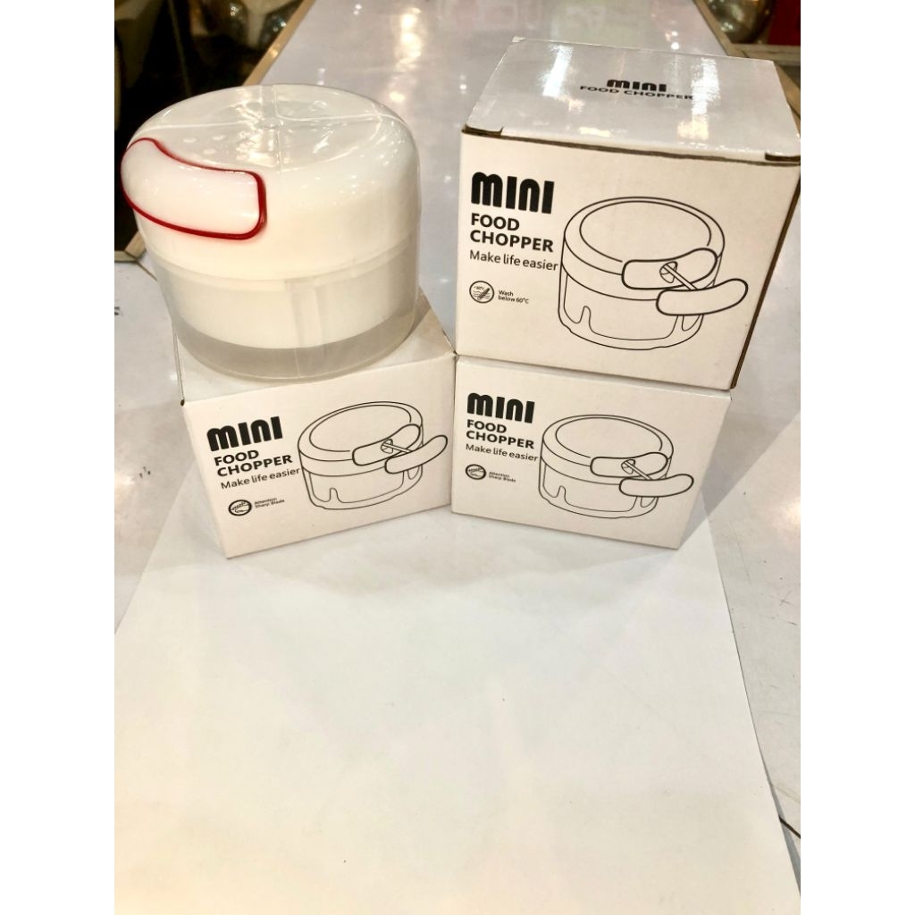 Blender Chopper Tarik Dua mata pisau Chopper manual