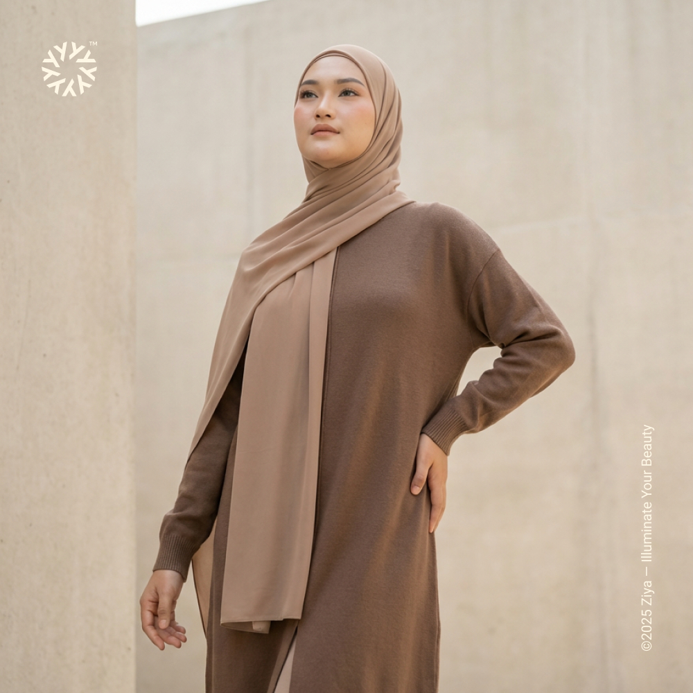 ZIYA - Pashmina Instan | Jilbab Instan Jersey Premium Pashmina Oval