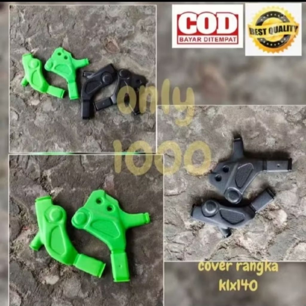 tutup sasis klx140 cover sasis klx140 tutup rangka klx140 frame guard klx140 sparepart trail supermo
