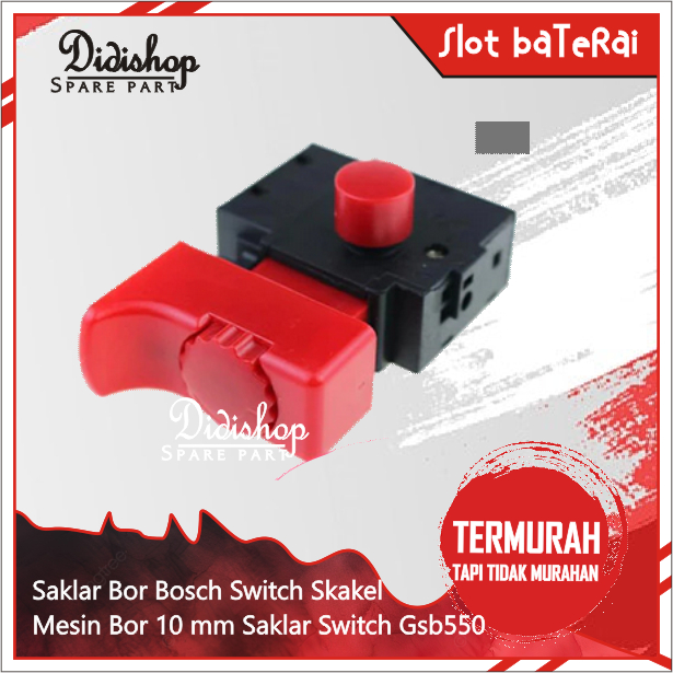 10mm/13mm Saklar Bor Drill Gsb550 / On Off Drill Gsb550 / Skakel Bor Bosch Gsb550
