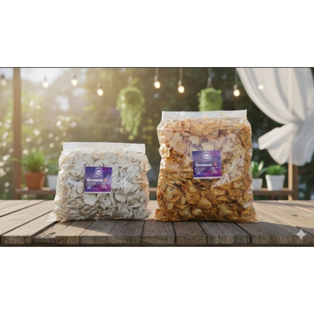 Makaroni Bantet, Makaroni Kriuk, Basreng, Lumpia Lipat, Seblak kering(1kg)